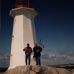 At Peggys Cove Light House 